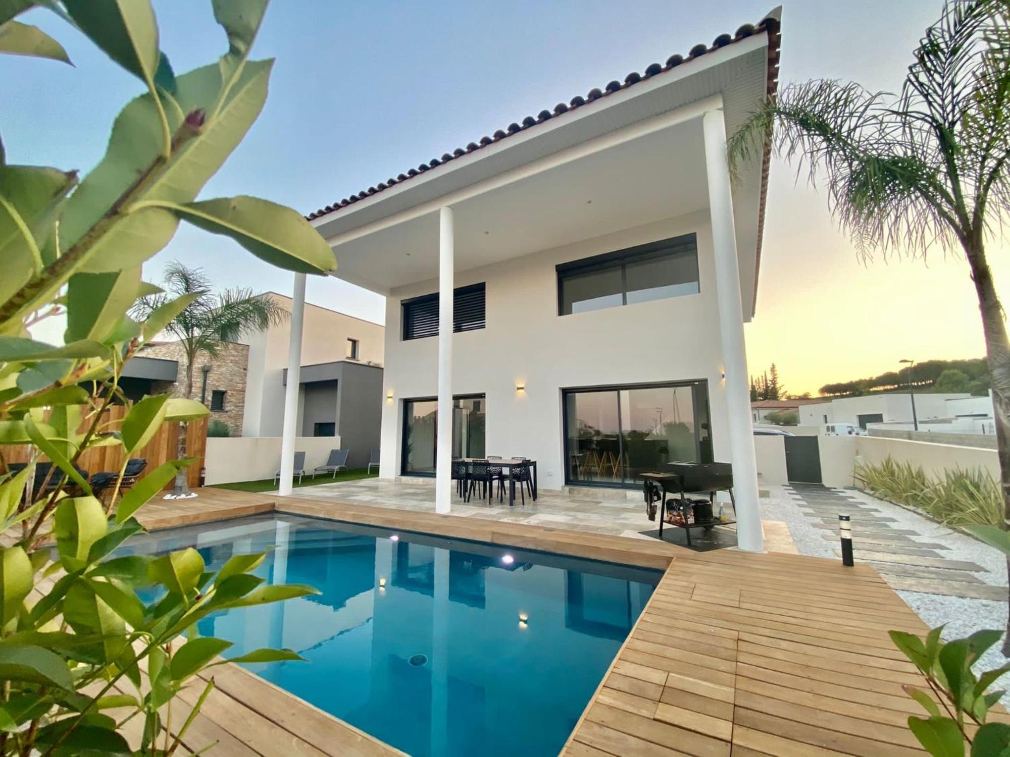 Villa La De Luxe Entre Mer Et Montagne Villetelle Экстерьер фото